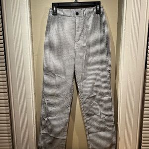 John Galt Pin Grey Stripped Trouser Pant/Chico Pants - Brandy Melville XS